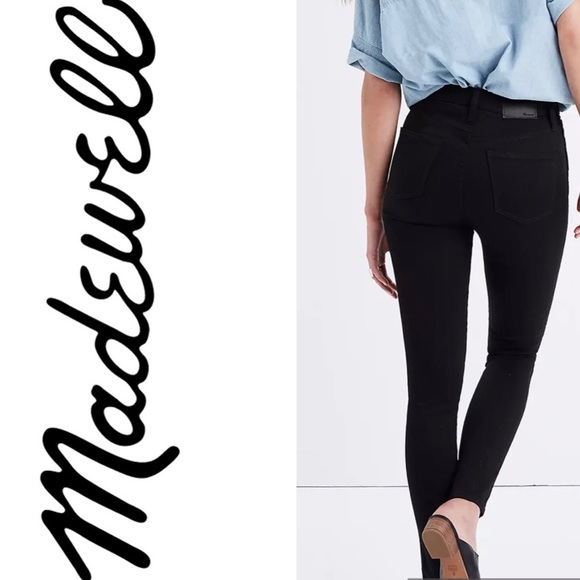 Madewell Denim - NWT MADEWELL 10" High-Rise Skinny Jeans Denim Size 26 Color Black